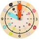 thumbnail image 3 of Wooden Clock Toy Children Educational Clock Model Time Learning Wood Clock Kids Plaything, 3 of 4