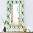 thumbnail image 3 of DESIGN ART Designart 'Ornament Geometric Pattern' Bohemian and Eclectic Mirror - Modern Printed Wall Mirror 23.7 in. wide x 31.5 in. high, 3 of 5