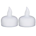 thumbnail image 1 of Juego de velas de luz Led con forma de vela pequeña sin llama, velas candelitas con pilas blancas cálidas para fiesta en casa de vacaciones, 1 of 5