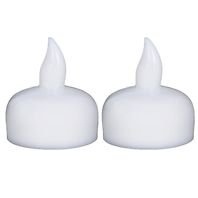 Juego de velas de luz Led con forma de vela pequeña sin llama, velas candelitas con pilas blancas cálidas para fiesta en casa de vacaciones