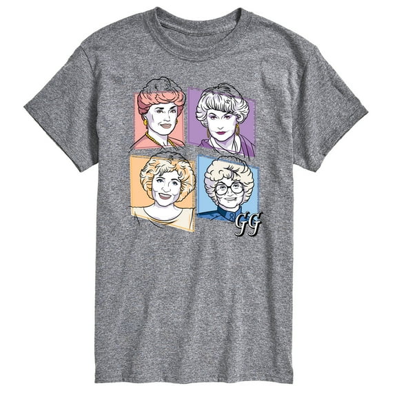 Golden Girls - Golden Girls Character Grid - Men's Short Sleeve Graphic T-Shirt