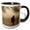 Black/White, variant on 3drose, the Old Oak and the Steed, 15oz Mug