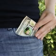 thumbnail image 2 of Sometimes I Say Stupid Stuff like I DO Funny Humor Satin Chrome Plated Metal Money Clip, 2 of 4