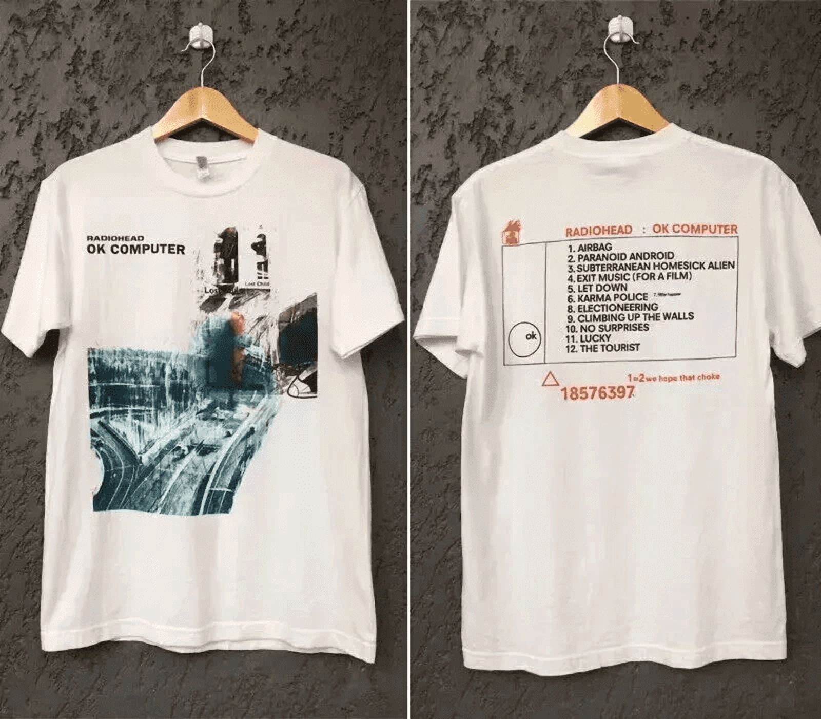 Radiohead Ok Computer T shirt 1997 Nigel Godrich, Colin Greenwood