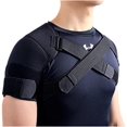 thumbnail image 1 of 7K-Foam Double Shoulder Brace Adjustable Sports Shoulder Support Belt Back Pain Relief Double Bandage Cross Compression (Size : X-Large), 1 of 6