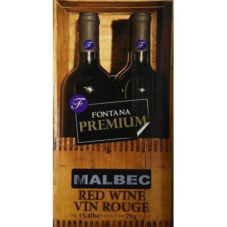 Malbec Fontana Wine Making Kit Premium 23 Liters