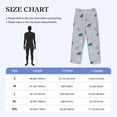thumbnail image 2 of Salouo Turtles And Shells Print Pajama Pants for Men, Lounge Pants Elastic Waistband Casual Men's sleepwear Loungewear Sleep Pajama Pant -Small, 2 of 7