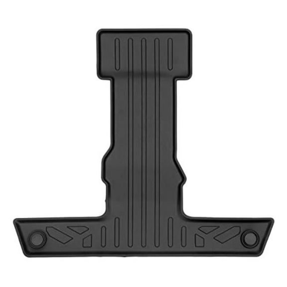 All Weather Custom Fit Black 3rd Row Floor Mat Liner Set with 2nd Row Bucket Seats with Center Console for 2021-2023 Jeep Grand Cherokee L