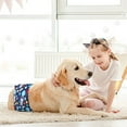 thumbnail image 2 of CSChome Pantalons Physiologiques pour Animaux de Compagnie Pantalons Menstruels pour Animaux Motifs de Dessin Animé Mignons Couches pour Chiens Réutilisables Haute Absorption, 2 of 6