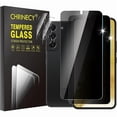 thumbnail image 1 of xixishop [4 Pack] 2Pack Privacy Screen Protector Compatible for Samsung Galaxy S22 with 2Pack Camera Lens Protector, 9H Hardness, Anti-Spy, Easy Installation, 1 of 1