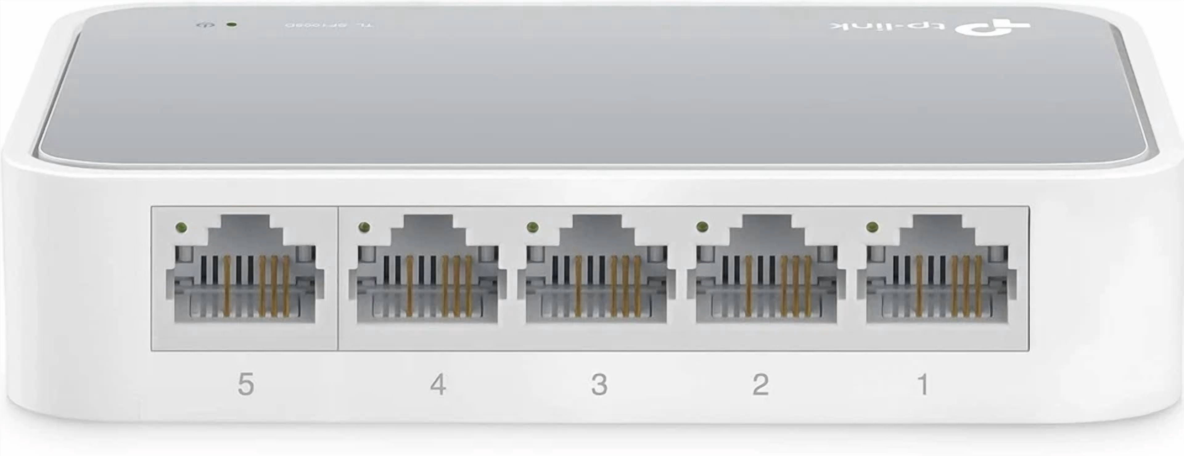 CIRCLE- Tp-Link 5 Port Fast Ethernet Switch | Desktop Ethernet Splitter | Hub |