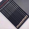thumbnail image 1 of 12pcs Drawing Pencil Set Safety Environmental Friendly Sketching Pencils Set Art Supplies Drawing Kit with Iron Box, 1 of 3