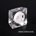 thumbnail image 4 of MECCANIXITY Crystal LED Displays Base Stand Holders 60x50x25mm Powered by USB Charge Transparent for Glass Crystal Artwork Decoration, 4 of 5