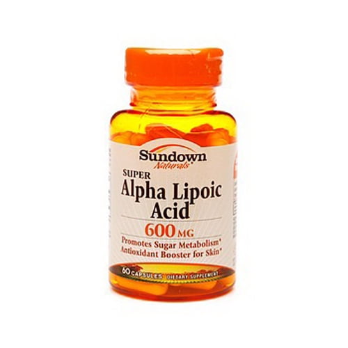 Sundown Naturals Super Alpha Lipoic Acid 600 Mg Capsules 60 Ea, 2