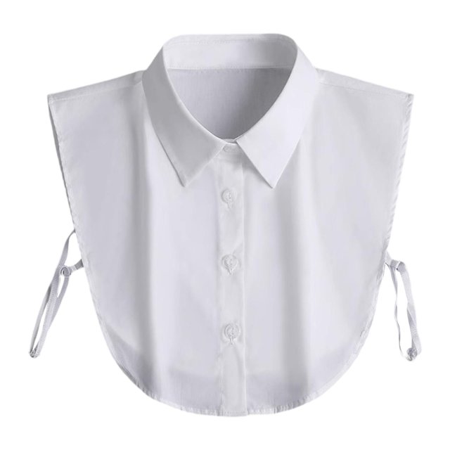 Cuello falso para mujer, decoración de moda, cuello chal para uniformes formales, blusas y conjuntos
