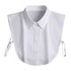thumbnail image 1 of Cuello falso de moda para mujer, cuello de solapa tipo chal para ropa, blusas y camisas, 1 of 9