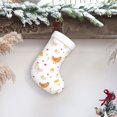 thumbnail image 6 of Daiia Funny Chicken Print Christmas Stocking，18"Large Knitted Xmas Stocking for Kids, Family Stocking for Fireplace Christmas Holiday Party Decoration, 6 of 7