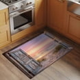 thumbnail image 3 of Vintage Door Coastal 2'x3' Washable Rug, Sunset Seaside Summer Beach Non-Slip Soft Doormat Area Rugs for Entrance Bathroom Bedsides, StainResistant Carpet for Kitchen Bedroom, Entryway Floor Mat, 3 of 9