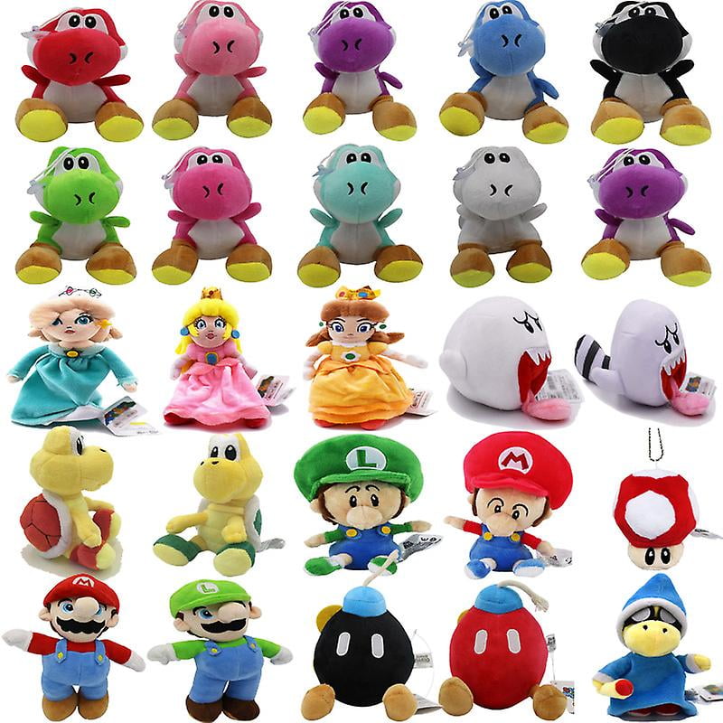 Baby Mario And Baby Luigi And Baby Peach And Baby Daisy Plush