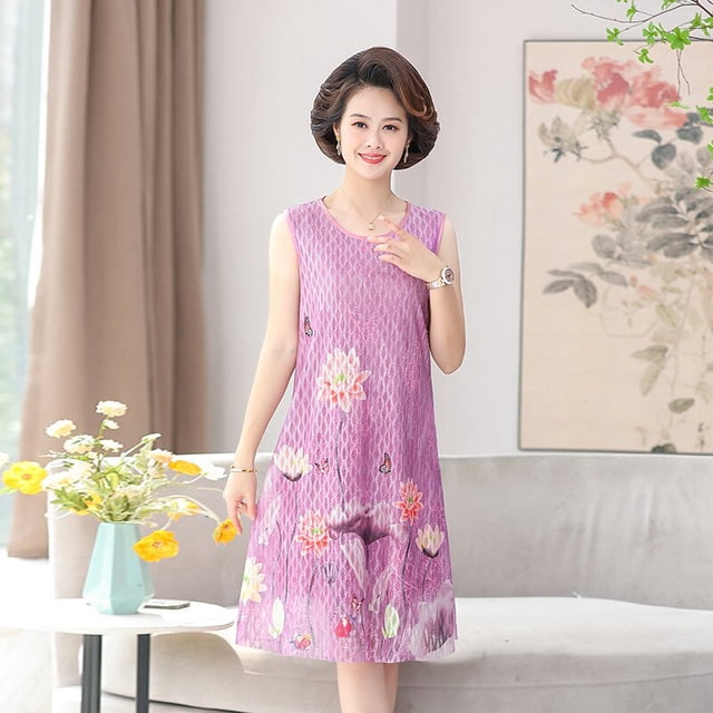Summer Cotton Linen 2 Piece Set Dress Cardigan Women Party Midi Dresses Elegant Vintage Robe Femme4XL 70-77.5kg Gao Jinjia LED