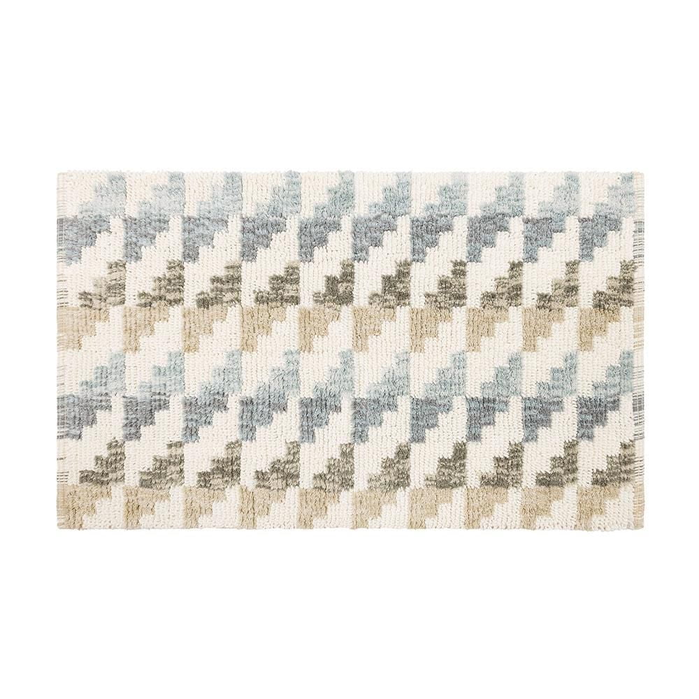 Hometrends Houndstooth Cotton Bath Mat