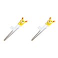 thumbnail image 1 of Matsuzay Palillos de metal Exquisitos niños Utensilios de cocina de acero inoxidable Sin rebabas Utensilios de comedor para niños Vajilla linda para Type2 NO2 Matsuzay CBP389233, 1 of 6