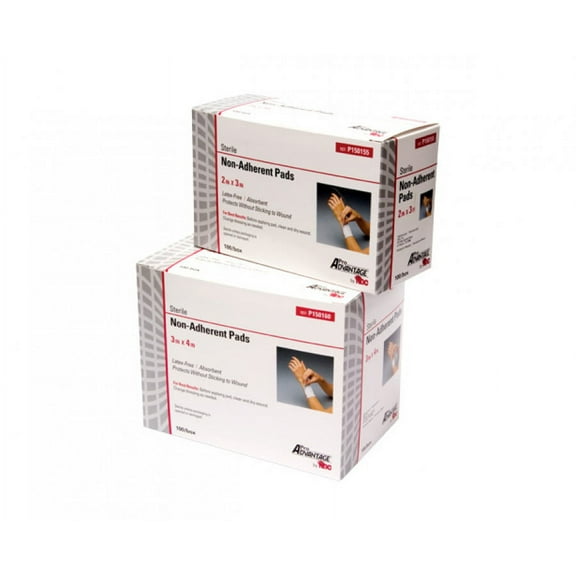 Non-Adherent Pad - Sterile, 2 in x 3 in, 100/Box