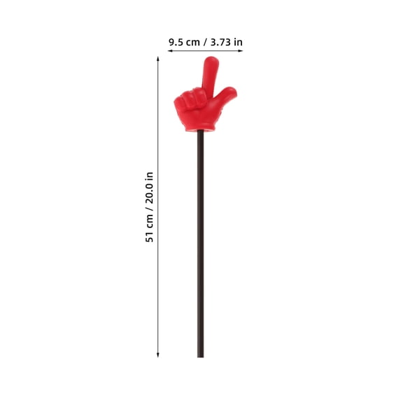 Mini Teachers Pointer Plastic Hand Pointer Gesture Pointer Sticks Plastic Pointer Stick Finger Reading Stick for Teacher Classroom Educational Use