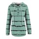 thumbnail image 5 of ICHUANYI Clearance Women's Fashion Printed Pocket Long Sleeve Blouse Casual Tops Sweatershirt Button Hoodies(Green, XL) ICHUANYI WER2023081200737, 5 of 6