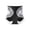 Black, variant on Womens High Rise Seamless Shaping Briefs Geometric Arched Lines Tummy Control Lifting Underwear