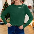 thumbnail image 4 of Oplxuo Christmas Shirts for Women: Merry Christmas T Shirts Long Sleeve Christmas Tree Shirt Xmas Gift Blouse Tee Tops, 4 of 5