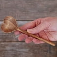 thumbnail image 4 of TACILIP Heart Shaped Wooden Spoon Wooden Heart Spoon Long Handle Coffee Spoon Coffee Stirring Spoon Serving Mixing Spoon for Cooking, Gifts for Mom, 4 of 6