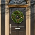 thumbnail image 4 of National Tree Company 24 Inch Artificial Frosted Berry Holiday Wreath, 4 of 5