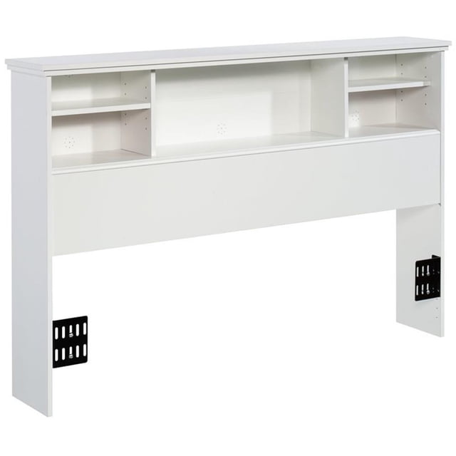 Pemberly Row Tête de Lit Queen Pleine en Bois d'Ingénierie de Style Transitionnel, Blanc