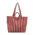 thumbnail image 2 of Uobin Stylish Minimalist Casual Large Capacity Striped Tote For Everyday Use Spacious Carryall, 2 of 9