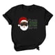 thumbnail image 1 of Camisas Navideñas Para Mujer Casual Cuello Redondo Manga Corta Árbol de Navidad Impreso Top Odeerbi  ODB205635, 1 of 6