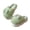 Green, variant on Round Toe Plush House Slippers for Women, Casual Flat Bottom Warm Home Shoes for Indoor Daily Comfort (White, 7)
