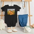 thumbnail image 3 of Funny Garfield Hangry Attitude Romper Boys or Girls Infant Baby Brisco Brands NB, 3 of 6