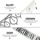 thumbnail image 5 of 1 Set de cumpleaños Cumpleaños Cumpleaños Crown Set Práctico Party Regalo Cumpleaños Basash, 5 of 6