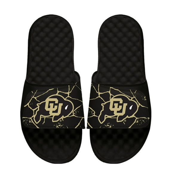 Unisex ISlide Black Colorado Buffaloes Shattered Slide Sandals