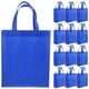 thumbnail image 1 of 30 bolsas de compras de tela no tejida en blanco, de colores sólidos, para regalos de fiesta, 1 of 8