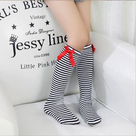 knee high socks with frills