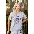 thumbnail image 3 of US Air Force Vintage One Over All Men's Graphic T Shirt Tees Brisco Brands S, 3 of 5