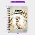 thumbnail image 5 of Happy Anniversary Labrador Retriever Celebrates Wedding Love Family Party Spiral Bound Journal Lab Dog Lover Gifts 5x7in Spiral Notebook - 01015, 5 of 5
