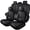 black, variant on Car Seat Cover for Subaru Legacy L 1998, Beige Car Seat Covers, PU Leather, Two-piece set, With a Headrest and Lumbar Support, Waterproof, Beautify the Interior of Old Cars