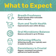 ProBiora Health Hint of Mint Dental Probiotic Breath Mints for Oral Care and Gum Health, Probiotics for bad breath, Oral probiotic, Oral Health, Sugar-free mints, 30 Tablets