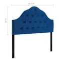 thumbnail image 3 of Modway Sovereign Queen Diamond Tufted Performance Velvet Headboard in Navy, 3 of 7