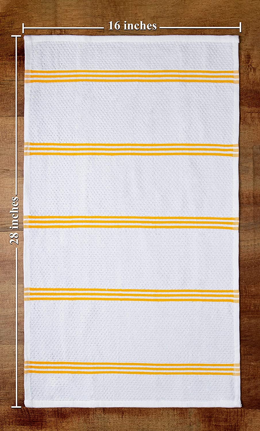 Lavish Home 69-005KT 16 x 28 in. Absorbent 100 Percent Cotton Hand Kitchen  Towel, Multi-Color, 1 - Fry's Food Stores