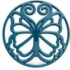 The Pioneer Woman Cast Iron 8" Teal Timeless Beauty Trivet
