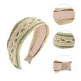 thumbnail image 3 of Unique Bargains 1 Pc Exquisite Holiday Style Flat Headband Light Green, 3 of 6